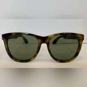 Saint Laurent Sunglasses SL101 SURF 002 Havana Frame Green Lens 54MM